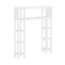 Alaterre Furniture Coventry Over Toilet Open Shelving Unit with Left and Right Side Shelves, Bath Storage Shelf ANCT746WH - alternate 7